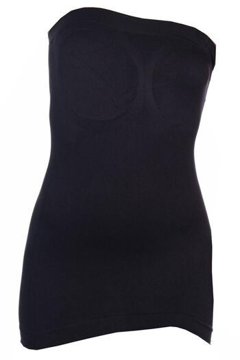Emay Women's Black Strapless Athlete 5003