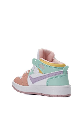 Lambırlent Erkek Kız Çocuk Mevsimlik Cilt Deri Boğazlı Ortapedik Sneakers Spor Bot Ayakkabı
