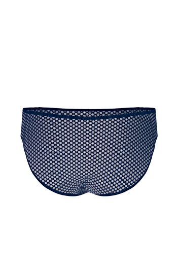 darkzone Geometric Patterned Navy Blue Men's Slip