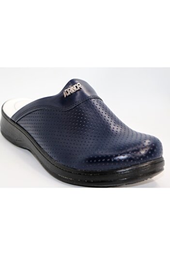 Vizor-Orinor Orthopedic Sabo Slippers Doctor Nurse Hospital Cook Slippers Navy Blue