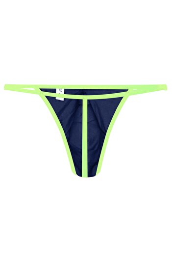 darkzone Ανδρικό στρινγκ Neon Elastic Navy Blue