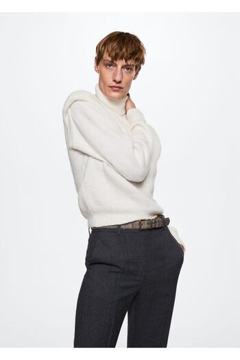 MANGO Woman Padded Knitwear Sweater
