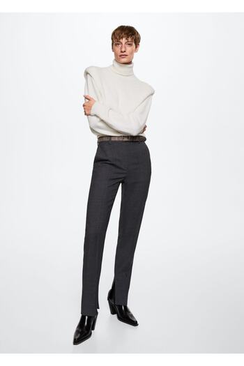 MANGO Woman Padded Knitwear Sweater