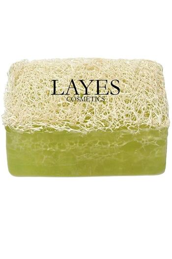 Layes 130 Gr Natural Pumpkin Fiber Aloe Vera Soap