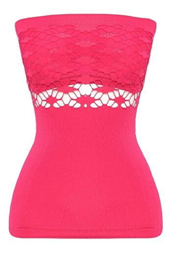 Emay Women's Pink Strapless Corset Athlete 5035f