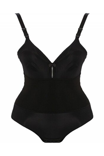 Emay Women's Black Back Supported Breastfeeding Corset 2944s Corset