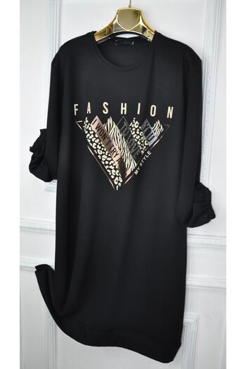 elma abone Large Size Long Tunic