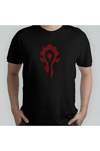 Pixxa World Of Warcraft - Μπλουζάκι Horde 100% Cotton Crew Neck