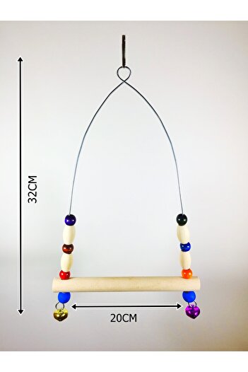 Ciko Kafes Metal Parrot Swing