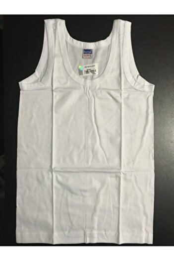 Berrak 1501 Boy's Combed Cotton Strappy Undershirt, Pack of 6