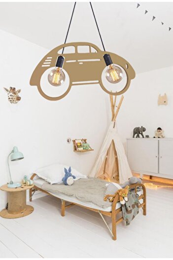UTKU TASARIM Woswos Chandelier Pendant Lamp Modern Rustic Luxury Decorative Retro Lamp Young-child Room Chandelier