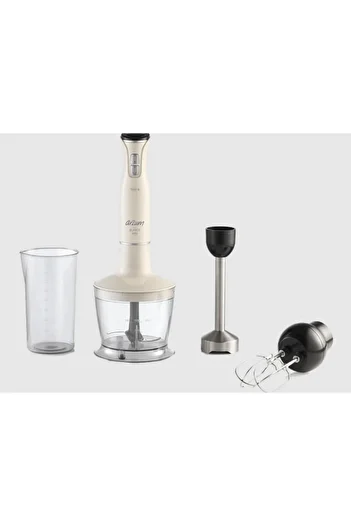 Arzum Food Processor Set Multi-Purpose Blender Set Cream
