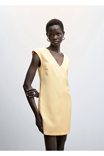 MANGO Woman V-neck Short Dress