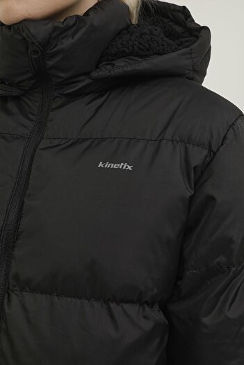 Kinetix 2w W-bella Jacket 2pr Μαύρο Γυναικείο Μακρύ Παλτό