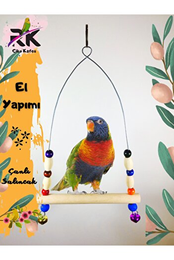 Ciko Kafes Metal Parrot Swing