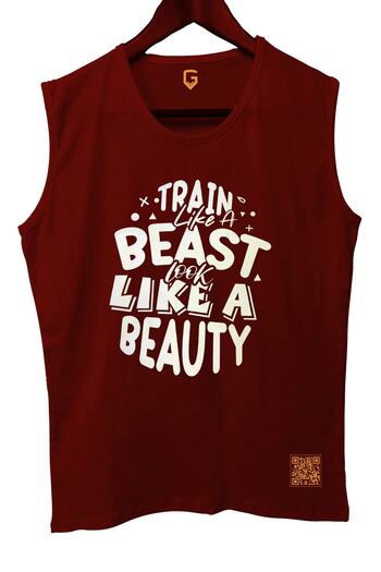 TOP GLORY Trainbeast Sleeveless Athlete T-shirt Tank Top