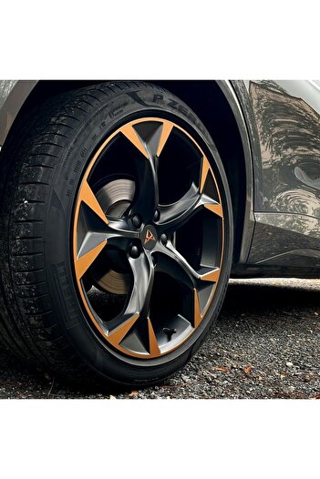 EnUygunFiltre Cupra Formentor Jant Kaplama Sticker Set - Kolay Uygulama-uzun Ömürlü-estetik Görünüm