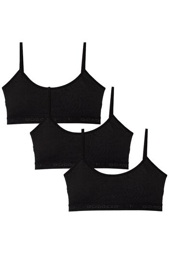 Dondeza 3 Pack Strap Strap Pad Plain Bustier