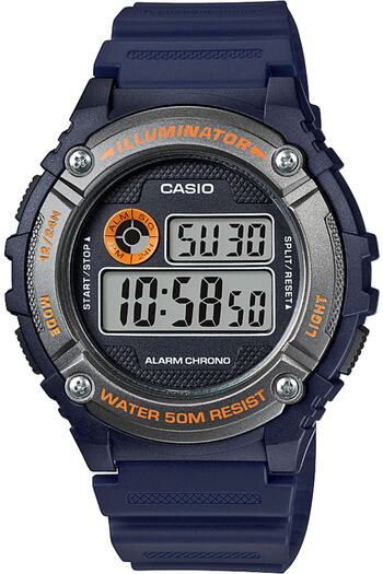 Casio W-216H-2Bvdf Men's Wristwatch