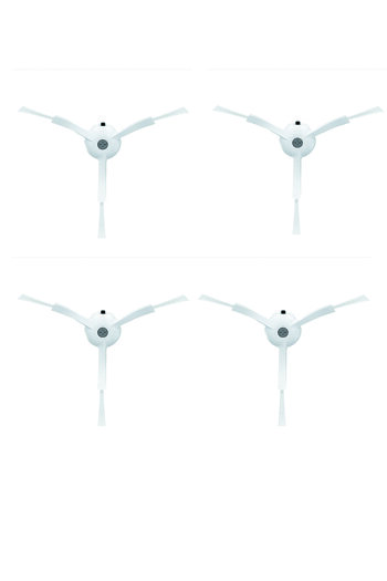 Roborock S50 S6 S60 S65 S55 S5 Max - Συμβατό με 4 τεμάχια πλαϊνής βούρτσας 3 βραχιόνων