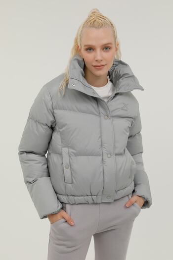 Kinetix W-sn38 Candy Coat 2pr Gray Women's Short Coat