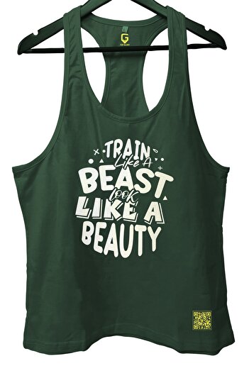 TOP GLORY Trainbeast Fitness Gym Tank Top Αθλητής