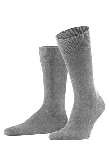 FALKE Herren Socken - Family SO, Allrounder Strümpfe, Uni, Baumwollmischung