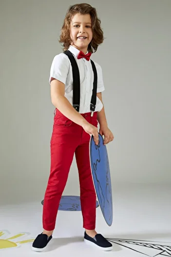 DeFacto Boy's April 23 Pocketed Woven Trousers
