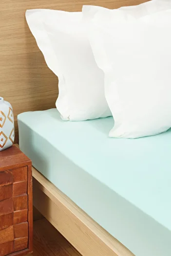 Karaca Home Mint Combed Single Fitted Sheet
