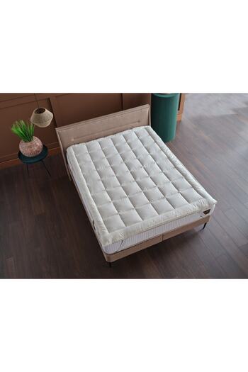 Doqu Home Pamuk Yatak Pedi 150 x 200 cm - Beyaz