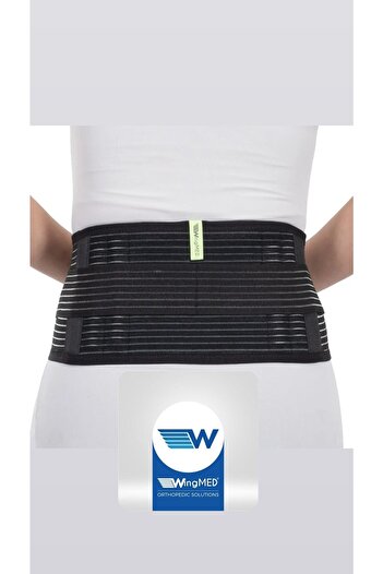 Wingmed Black Orthopedic Work Corset - Supported for Waist Pain