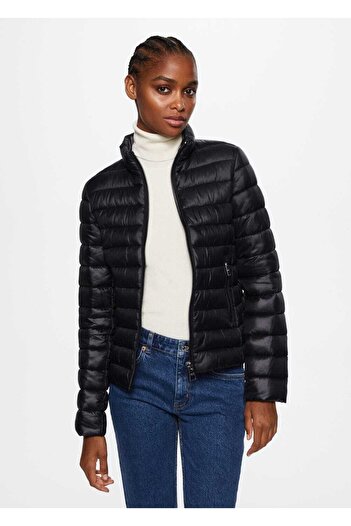 MANGO Woman Gesteppter Anorak mit Tasche