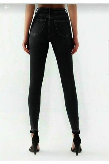 Ramrod Manila Yüksek Bel Toparlayıcı Kot Pantolon, Solmayan Dar Paça Kot Pantolon