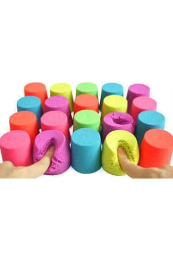 Hobialem Heroes, Kinetic Sand, 4 Colors 2 Kg, 8 Molds, Game Sand