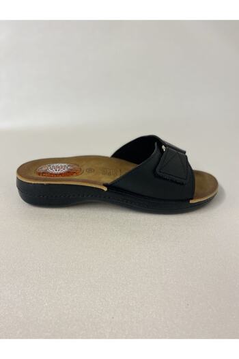 ELİS Heel Spur Black Orthopedic Slippers -001