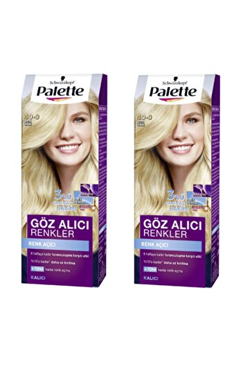 Palette Goz Alıcı Renkler 10-0 Açık Sarı X 2 Adet