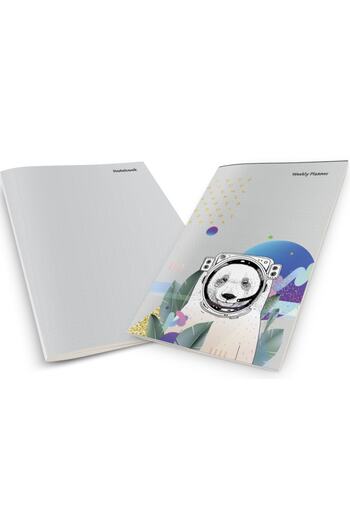 Pelikan Yayınları Astronaut Bear Weekly Planner & Notebook