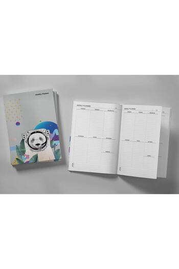 Pelikan Yayınları Astronaut Bear Weekly Planner & Notebook