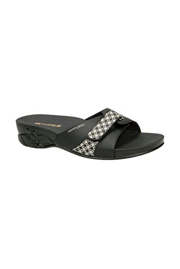 Ceyo Γυναικείες Παντόφλες Zenne Black Flora