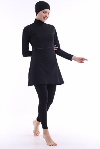 Aykum Mayo Women's Black Hijab Swimsuit