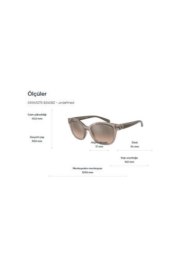 Armani Exchange Ax4127s 82408z 54 Sunglasses