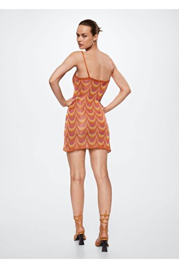 MANGO Woman Lureks Triko Elbise