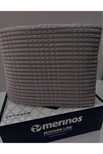 Paşa Merinos Modern Line 3 Piece Blanket Set