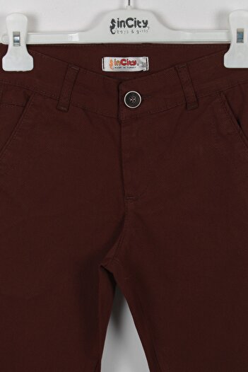 incity Boy's Brown Trousers