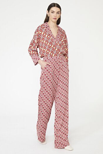 Love My Body Loose Cut Elastic Waist Trousers