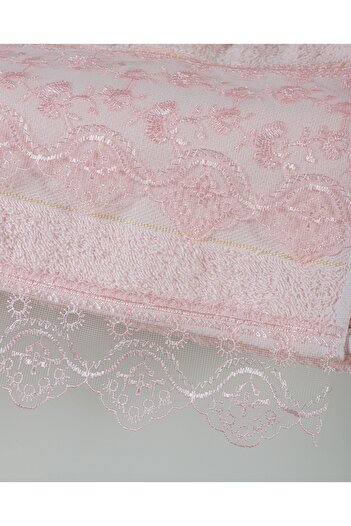 Denia Home Textile Laced Hand Towel Set of 4