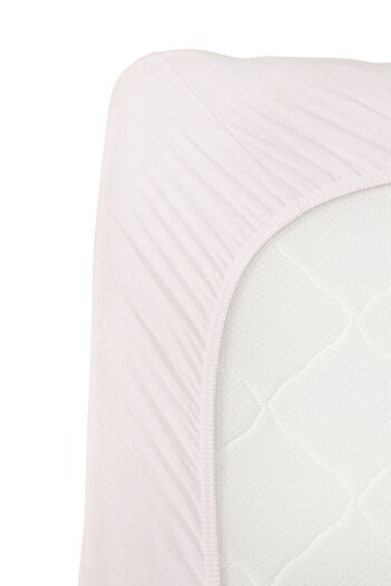 Karaca Home Light Pink Combed Single Fitted Sheet