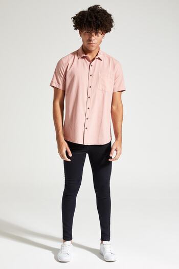 DeFacto Slim Fit Basic κοντομάνικο πουκάμισο
