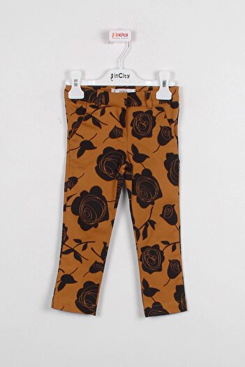 incity Girl's Floral Patterned Trousers