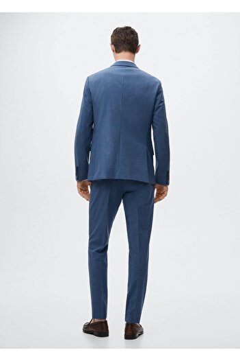 MANGO Man Dar Kesim Yün Blazer Ceket